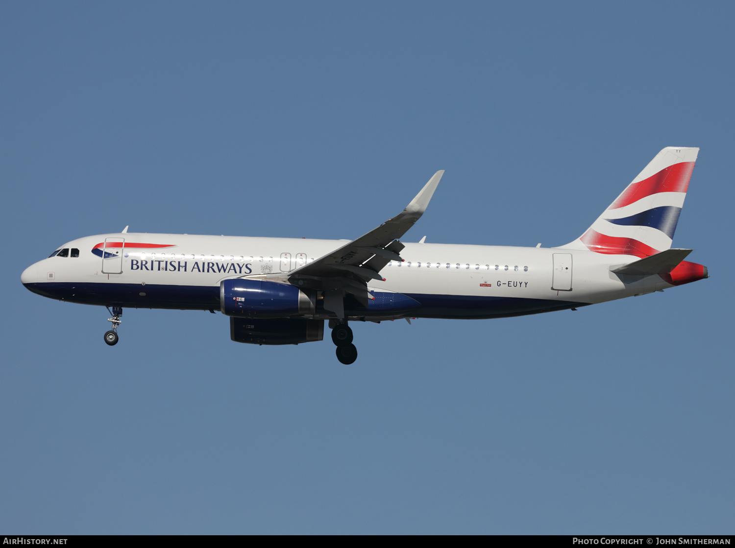 Aircraft Photo of G-EUYY | Airbus A320-232 | British Airways | AirHistory.net #395623