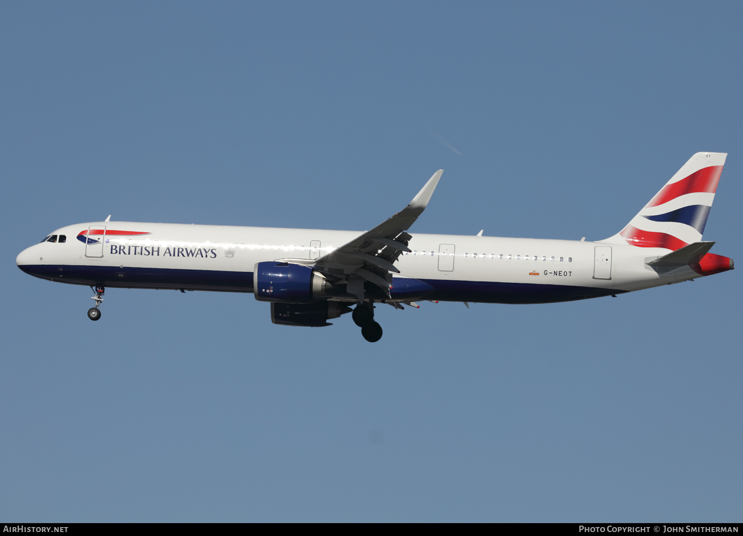 Aircraft Photo of G-NEOT | Airbus A321-251NX | British Airways | AirHistory.net #395625