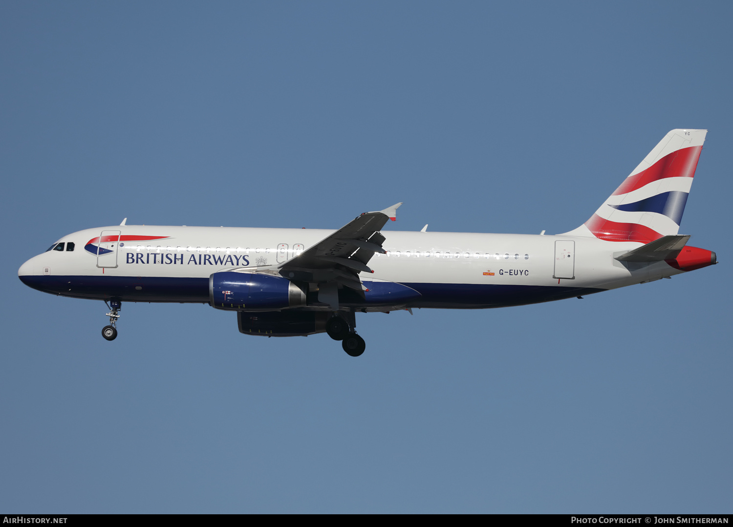 Aircraft Photo of G-EUYC | Airbus A320-232 | British Airways | AirHistory.net #395626