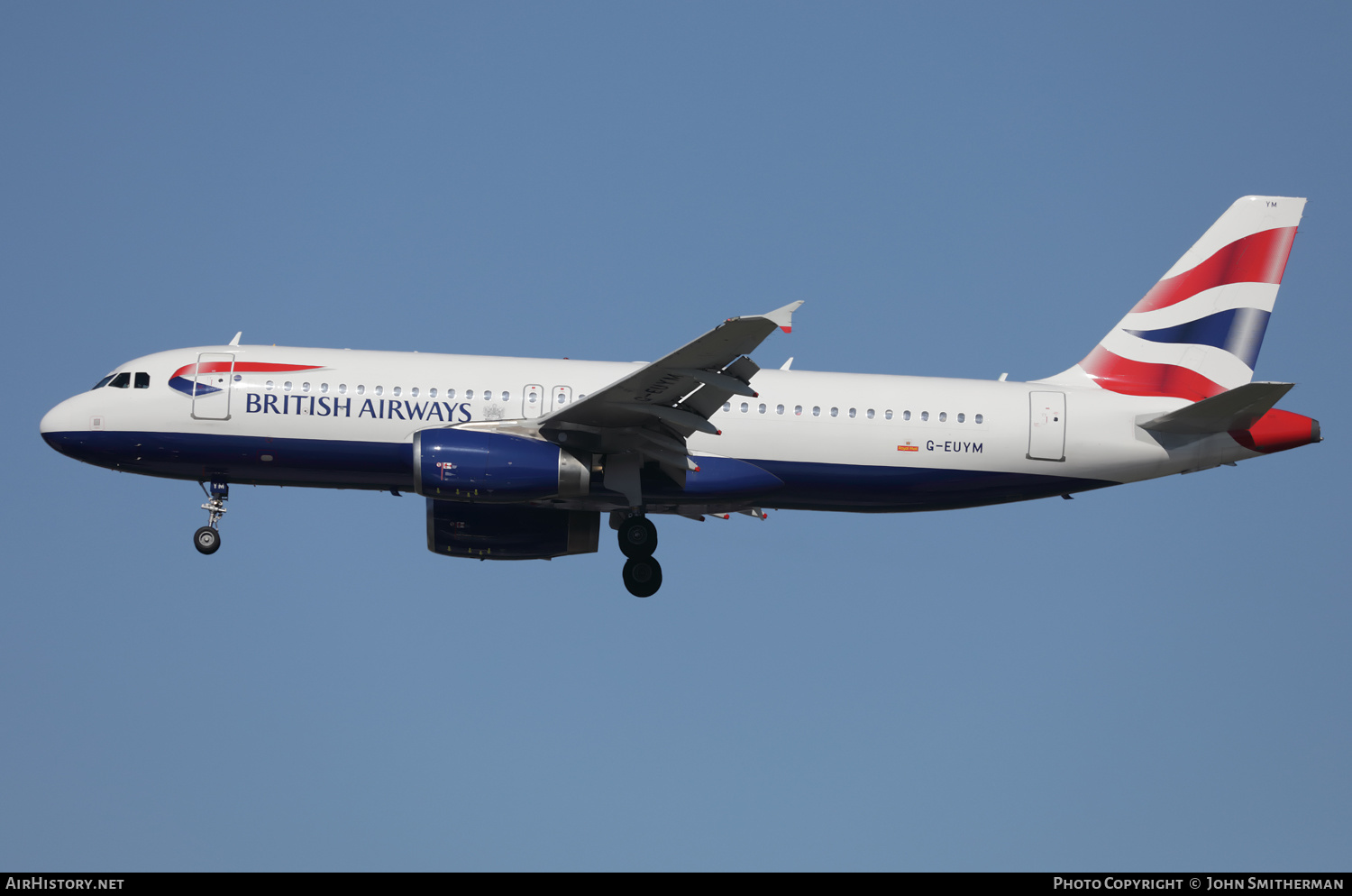 Aircraft Photo of G-EUYM | Airbus A320-232 | British Airways | AirHistory.net #395627