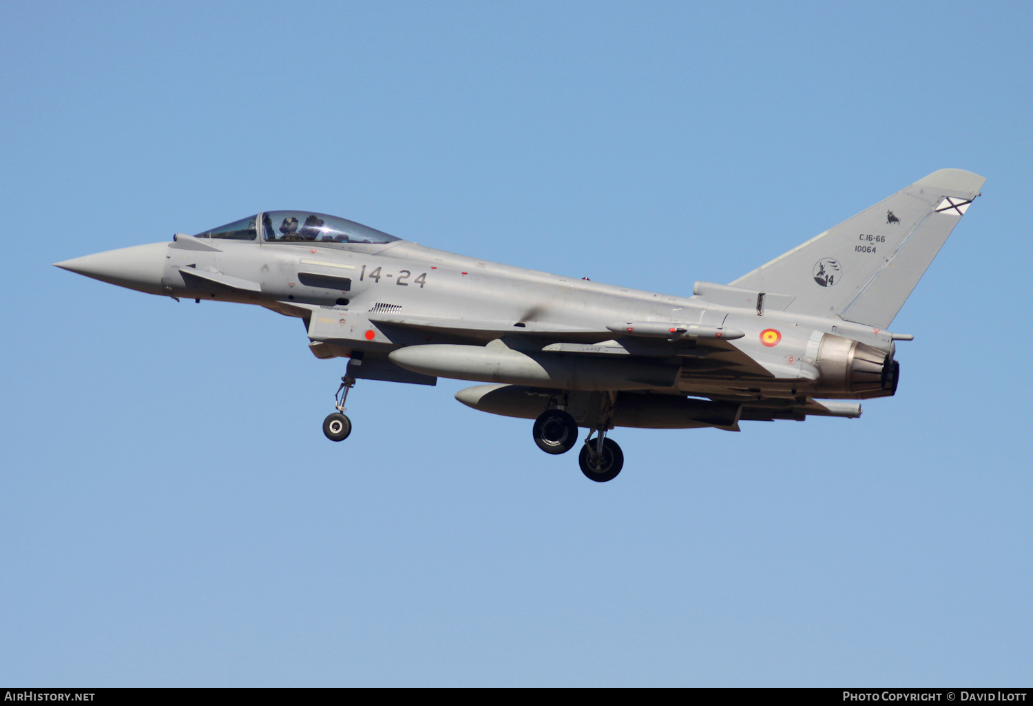 Aircraft Photo of C16-66 | Eurofighter EF-2000 Typhoon | Spain - Air Force | AirHistory.net #395631