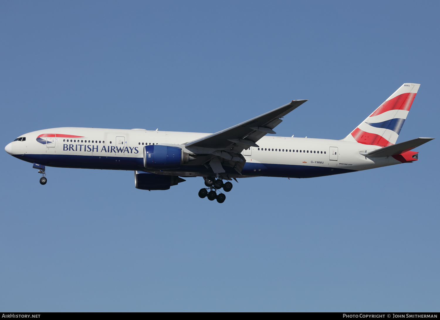 Aircraft Photo of G-YMMU | Boeing 777-236/ER | British Airways | AirHistory.net #395634