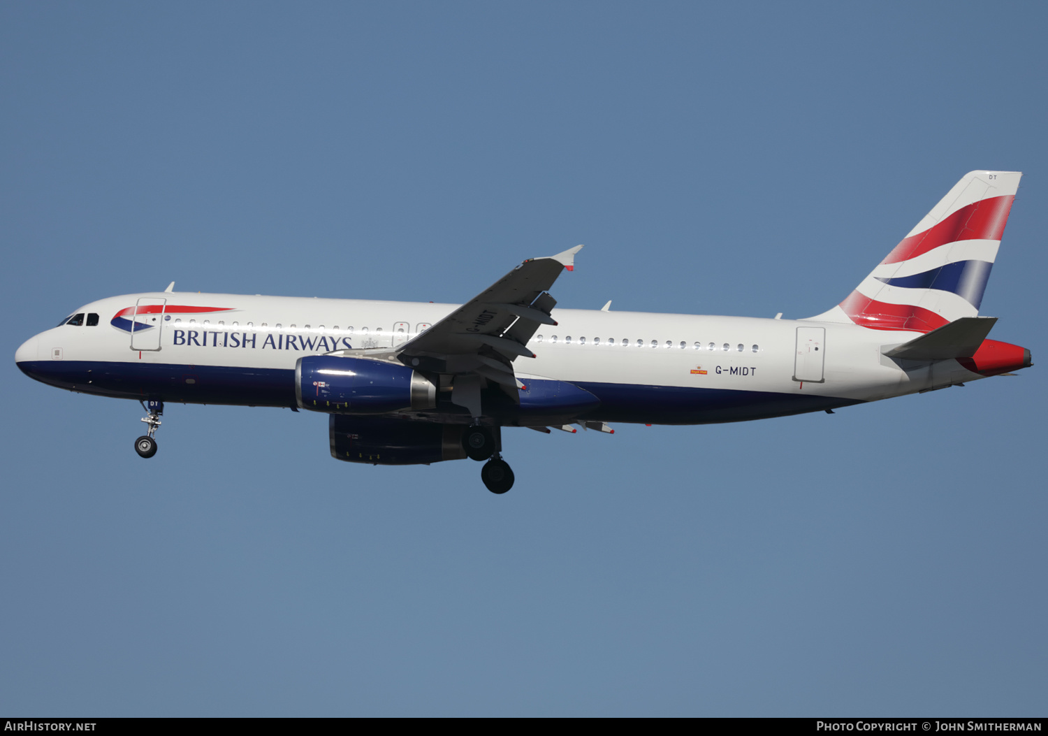 Aircraft Photo of G-MIDT | Airbus A320-232 | British Airways | AirHistory.net #395640