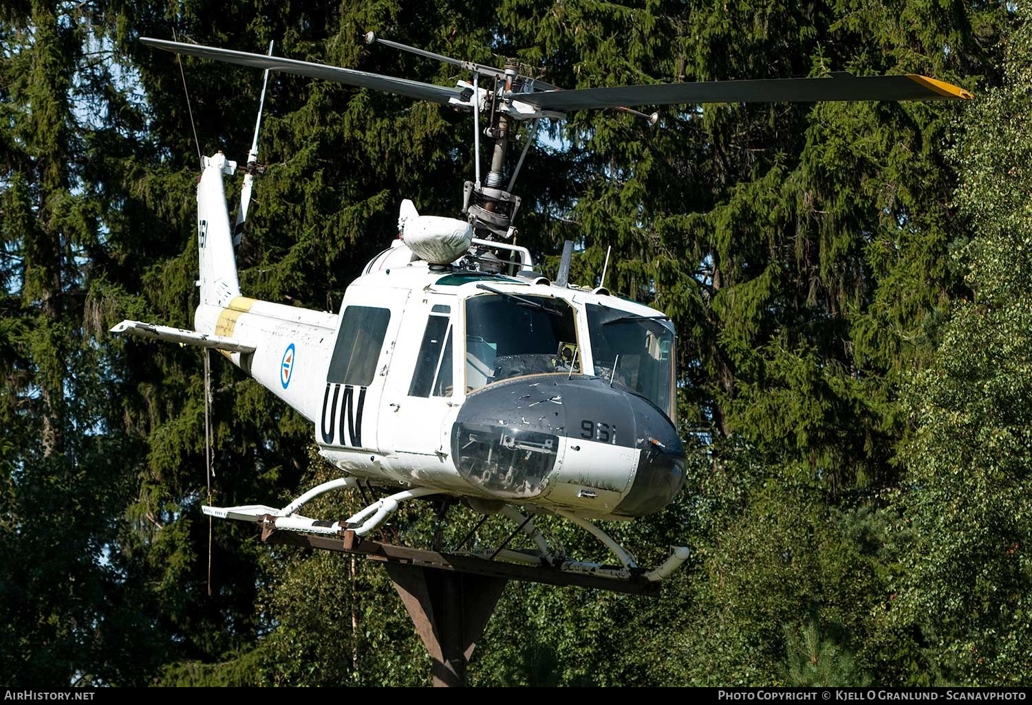 Aircraft Photo of 961 | Bell UH-1B Iroquois | Norway - Air Force | United Nations | AirHistory.net #395647