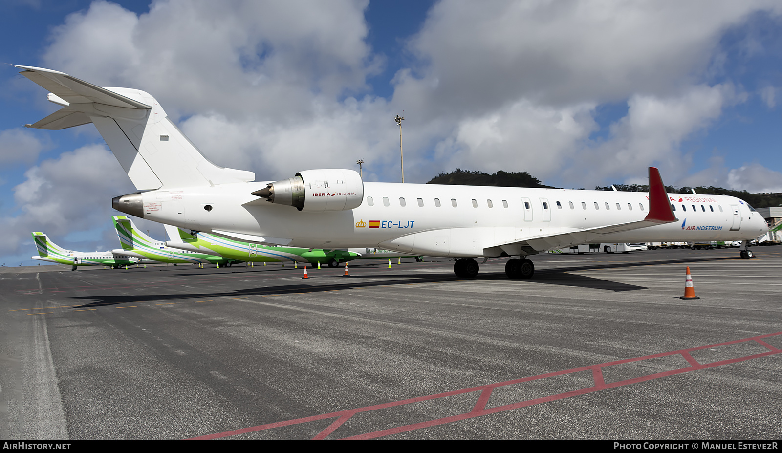 Aircraft Photo of EC-LJT | Bombardier CRJ-1000ER NG (CL-600-2E25) | Air Nostrum | AirHistory.net #395650