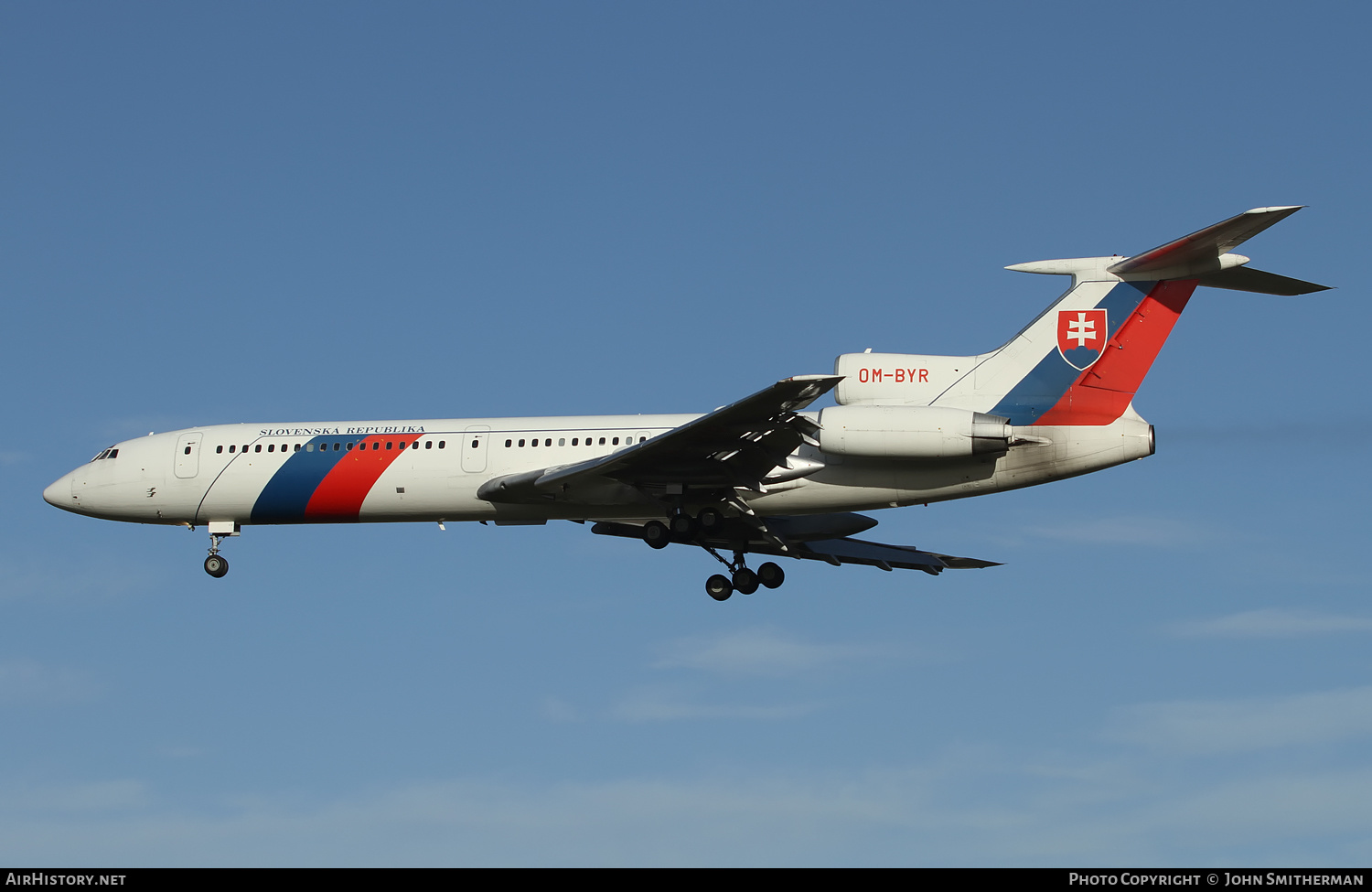 Aircraft Photo of OM-BYR | Tupolev Tu-154M | Slovakia - Government | AirHistory.net #395663