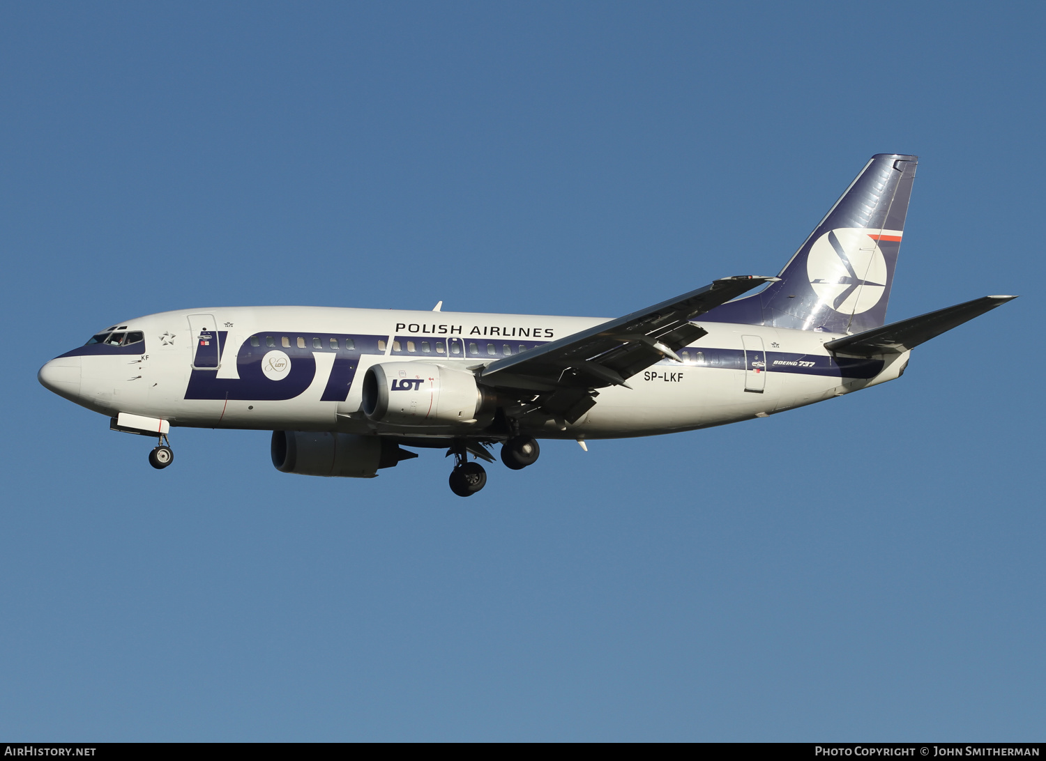Aircraft Photo of SP-LKF | Boeing 737-55D | LOT Polish Airlines - Polskie Linie Lotnicze | AirHistory.net #395672