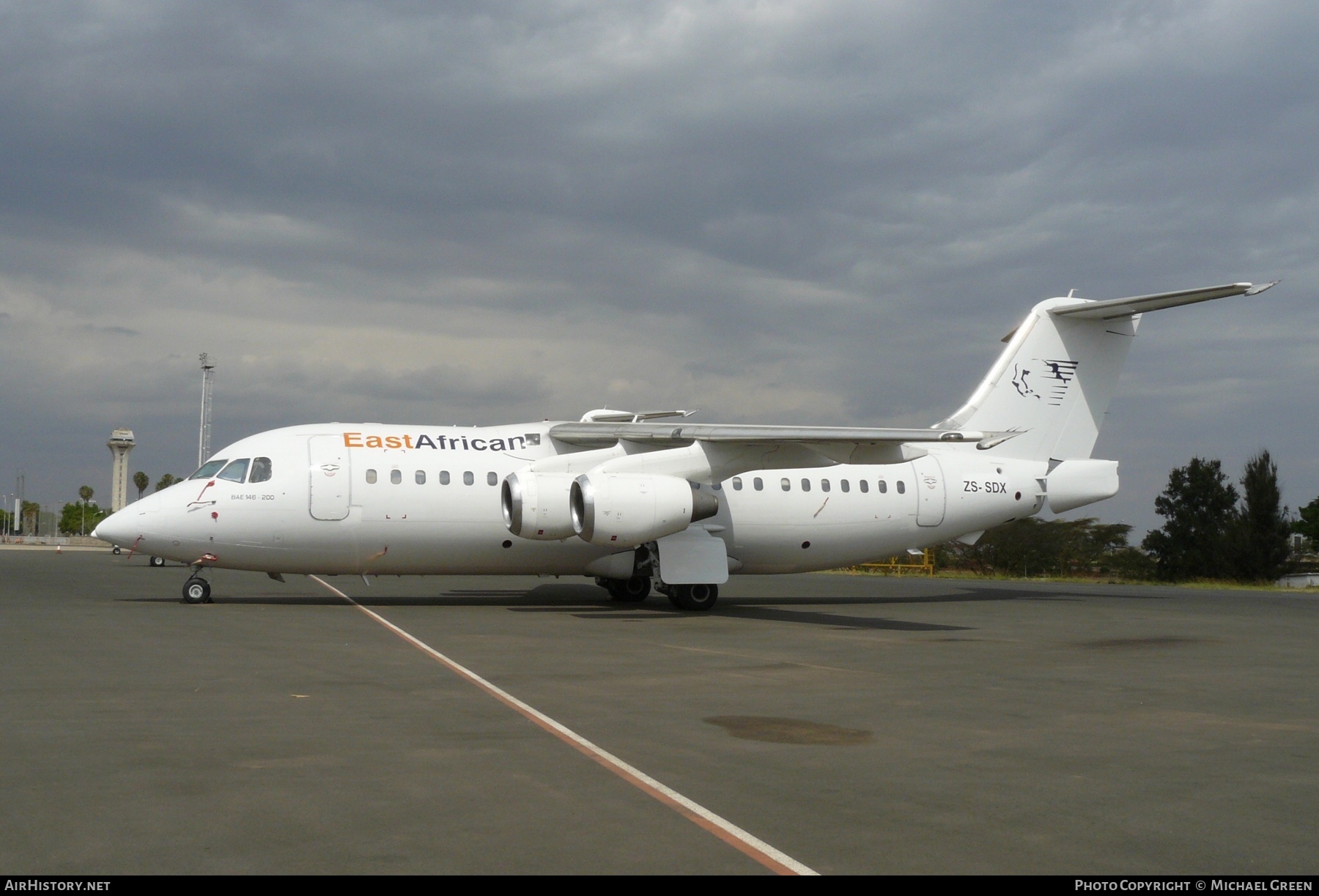 Aircraft Photo of ZS-SDX | British Aerospace BAe-146-200 | East African Safari Air | AirHistory.net #395691