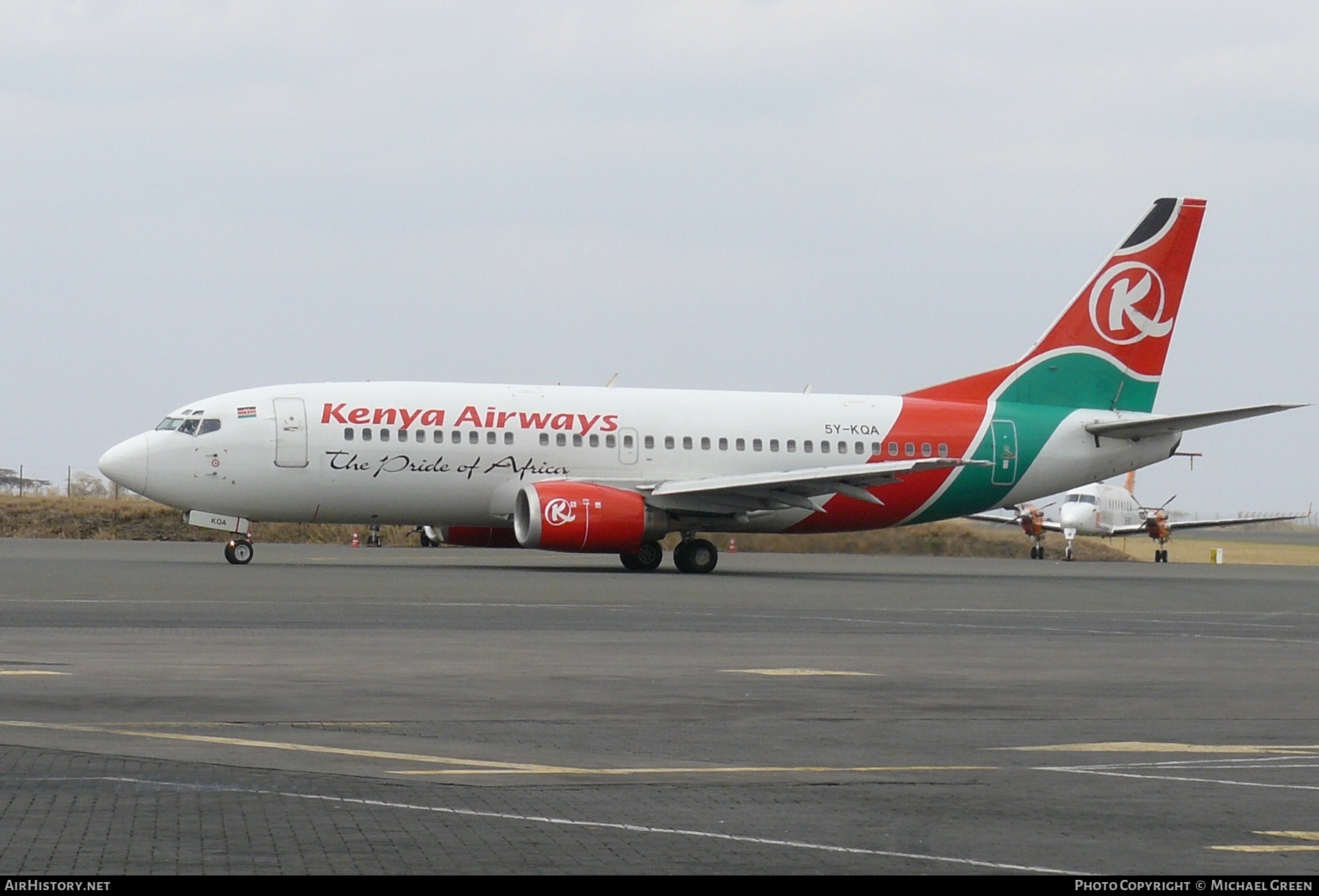 Aircraft Photo of 5Y-KQA | Boeing 737-3U8 | Kenya Airways | AirHistory.net #395709