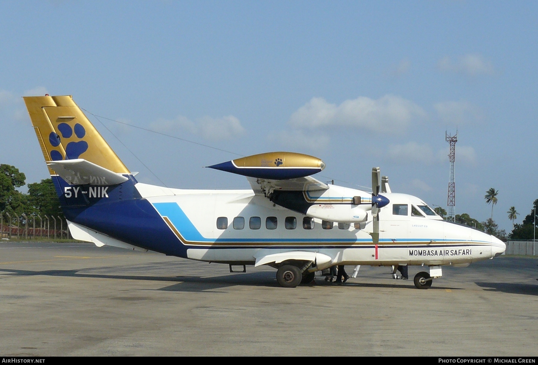 Aircraft Photo of 5Y-NIK | Let L-410UVP-E9 Turbolet | Mombasa Air Safari | AirHistory.net #395712