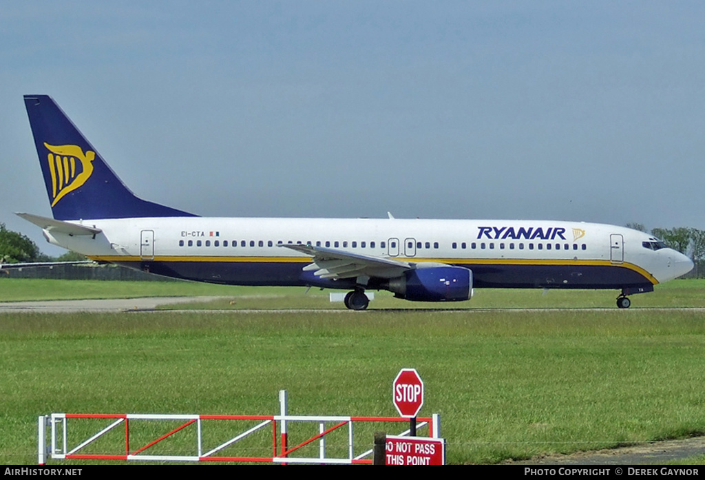 Aircraft Photo of EI-CTA | Boeing 737-8AS | Ryanair | AirHistory.net #395716