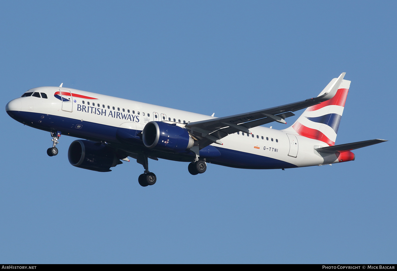 Aircraft Photo of G-TTNI | Airbus A320-251N | British Airways | AirHistory.net #395722