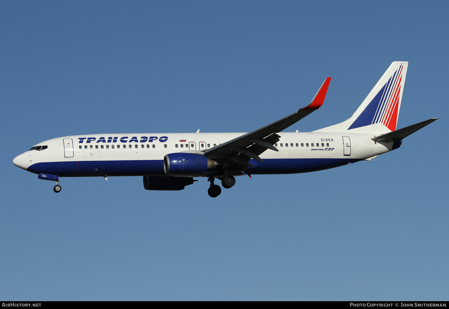 Aircraft Photo of EI-EEA | Boeing 737-8K5 | Transaero Airlines | AirHistory.net #395754