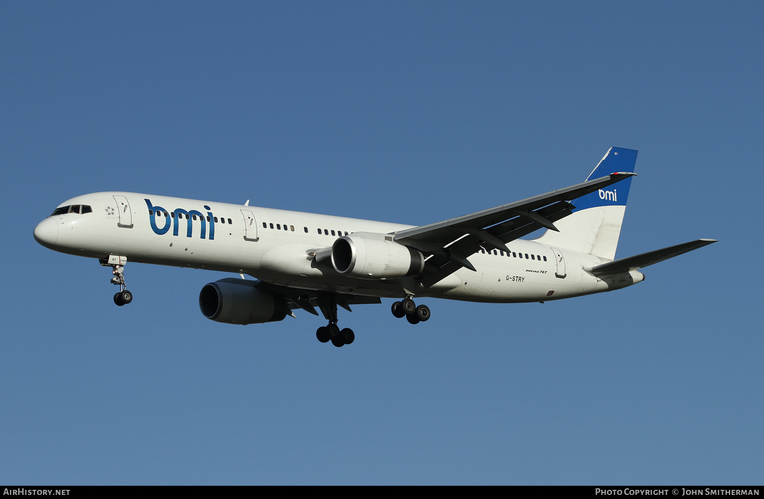 Aircraft Photo of G-STRY | Boeing 757-28A | BMI - British Midland International | AirHistory.net #395756