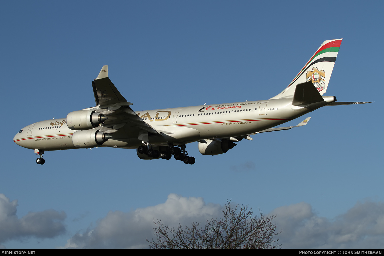 Aircraft Photo of A6-EHC | Airbus A340-541 | Etihad Airways | AirHistory.net #395761