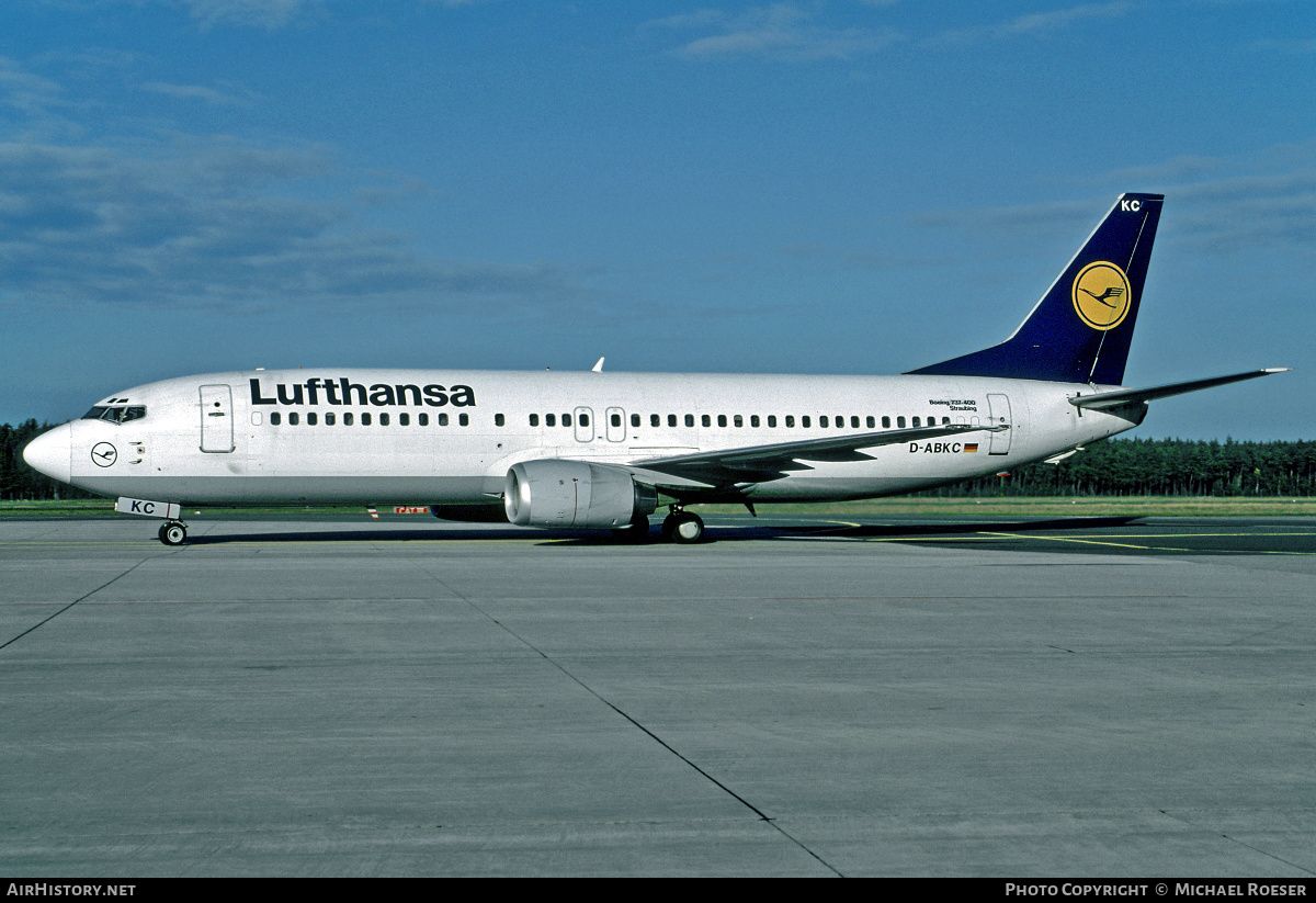 Aircraft Photo of D-ABKC | Boeing 737-430 | Lufthansa | AirHistory.net #395773
