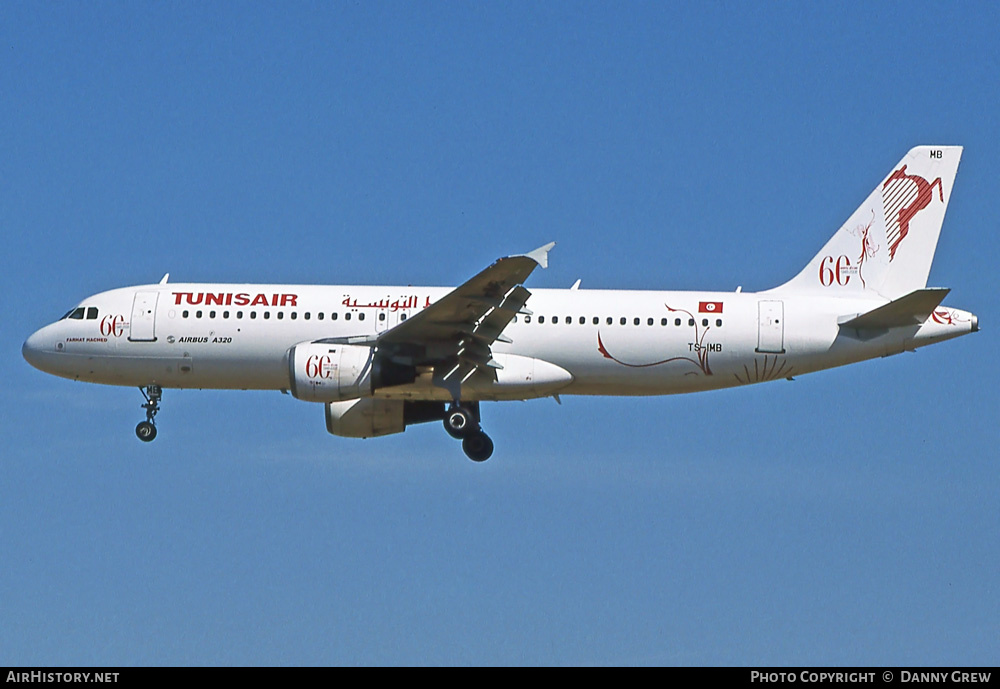 Aircraft Photo of TS-IMB | Airbus A320-211 | Tunisair | AirHistory.net #395787