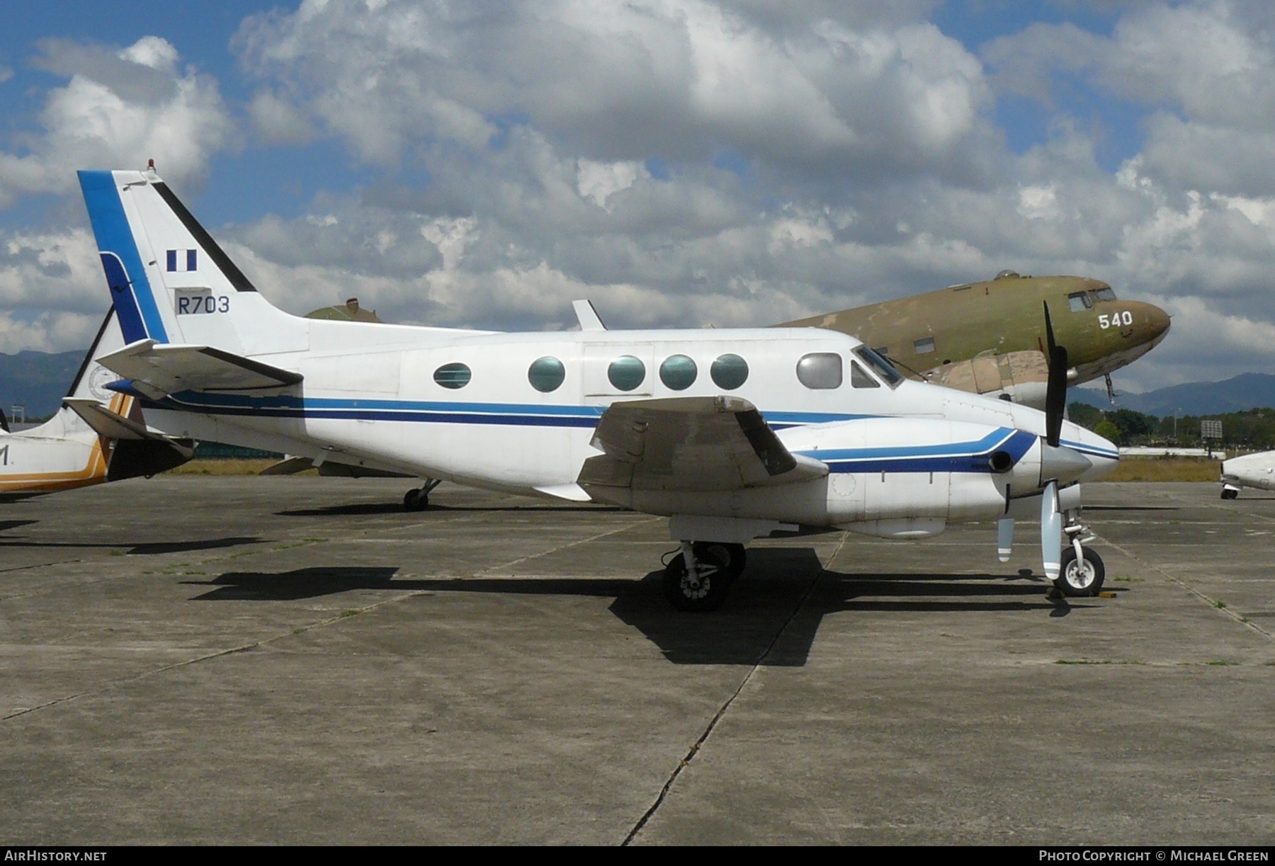 Aircraft Photo of R703 | Beech B90 King Air | Guatemala - Air Force | AirHistory.net #395794