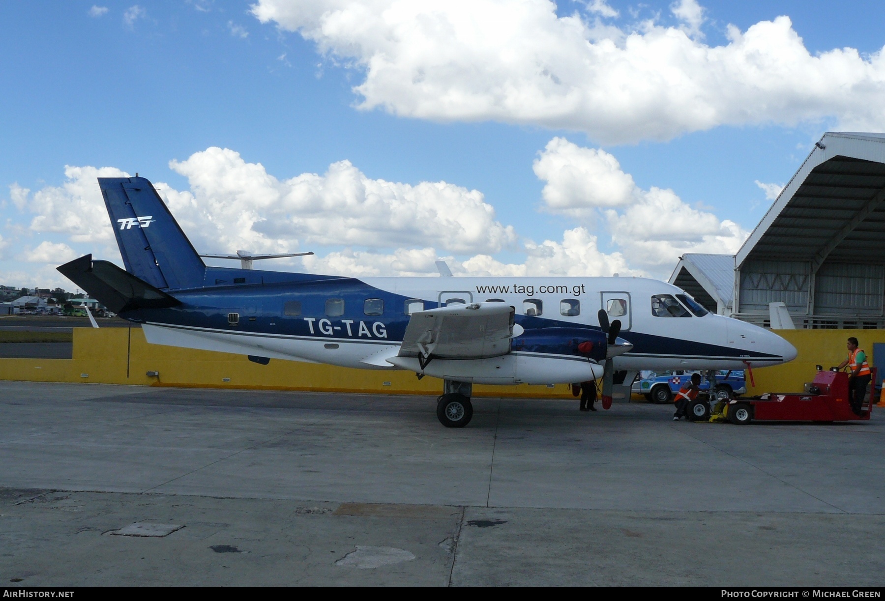 Aircraft Photo of TG-TAG | Embraer EMB-110P1 Bandeirante | Transportes Aéreos Guatemaltecos - TAG Airlines | AirHistory.net #395802