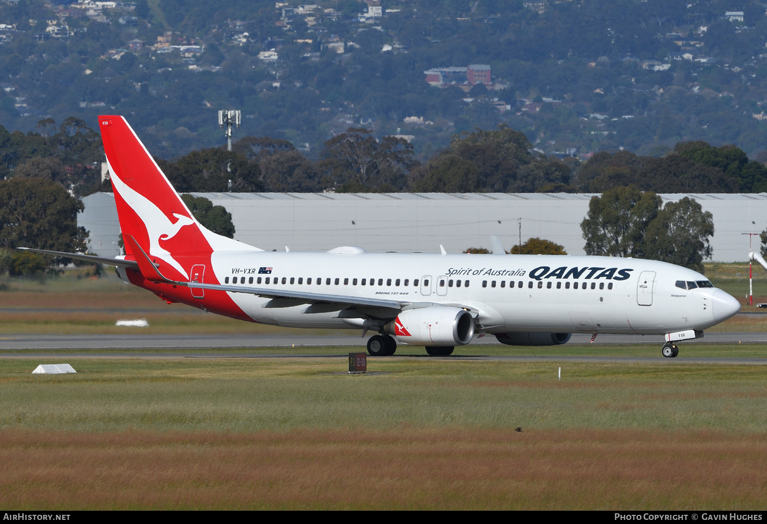 Aircraft Photo of VH-VXR | Boeing 737-838 | Qantas | AirHistory.net #395817