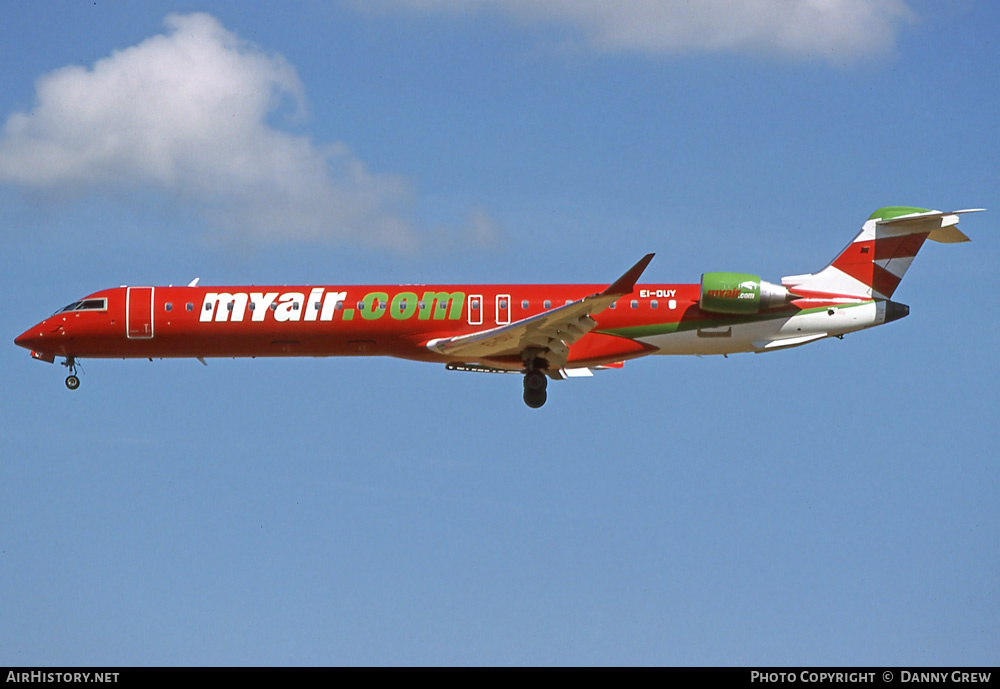 Aircraft Photo of EI-DUY | Bombardier CRJ-900ER (CL-600-2D24) | Myair | AirHistory.net #395828