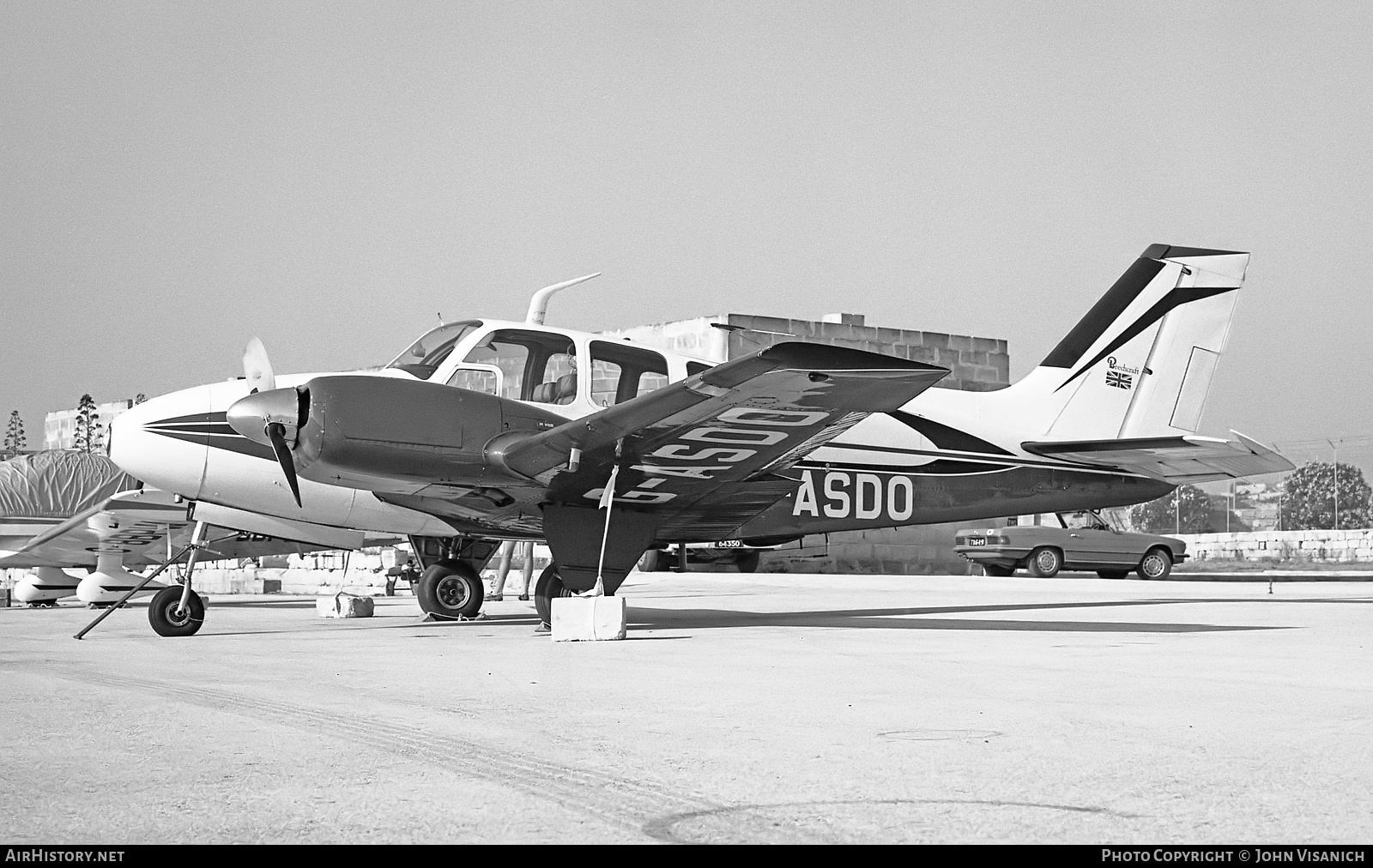 Aircraft Photo of G-ASDO | Beech A55 Baron (95-A55) | AirHistory.net #395834