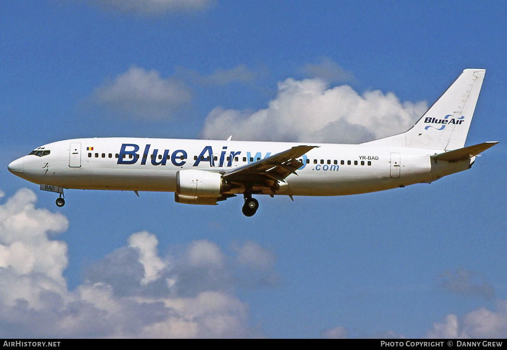 Aircraft Photo of YR-BAD | Boeing 737-4C9 | Blue Air | AirHistory.net #395839
