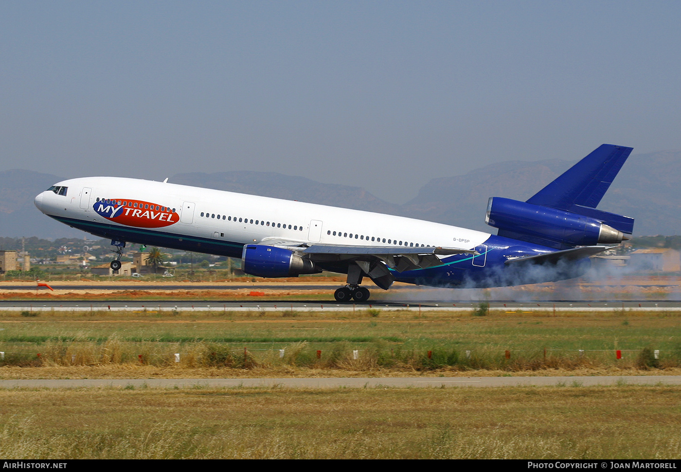 Aircraft Photo of G-DPSP | McDonnell Douglas DC-10-10 | MyTravel Airways | AirHistory.net #395847