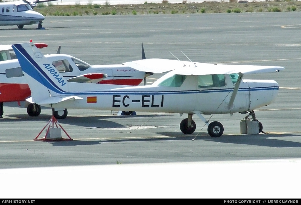 Aircraft Photo of EC-ELI | Cessna 152 | Airman Escuela de Formación Aeronáutica | AirHistory.net #395878