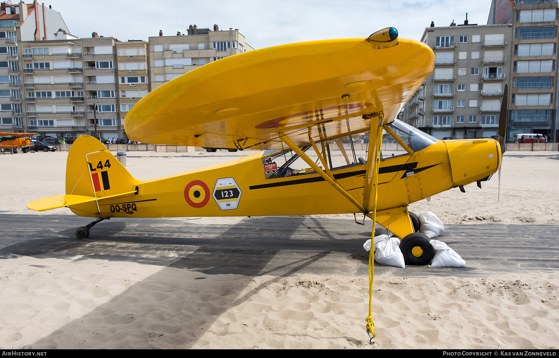 Aircraft Photo of OO-SPQ / L-44 | Piper PA-18-95 Super Cub | Belgium - Army | AirHistory.net #395909