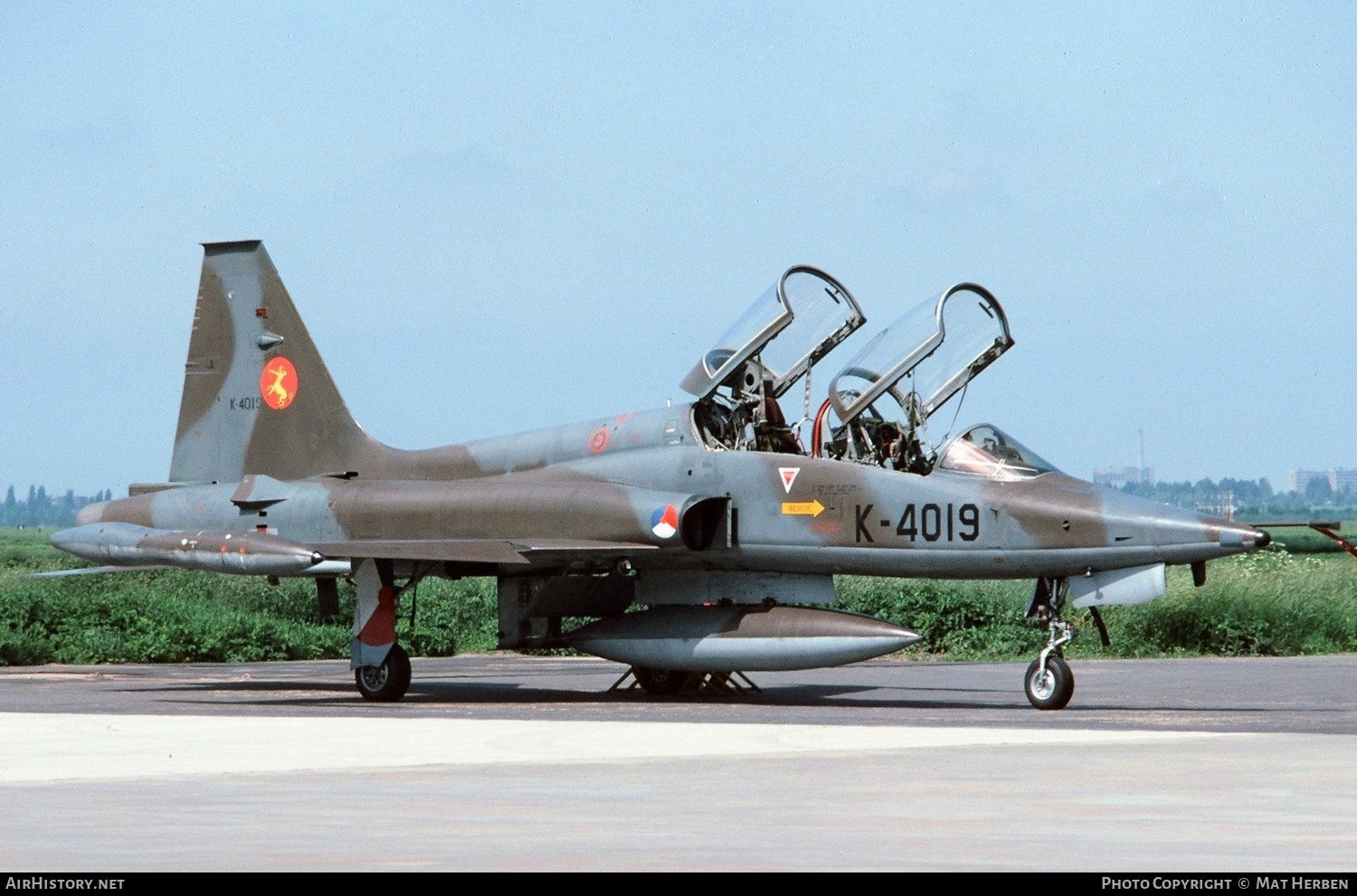 Aircraft Photo of K-4019 | Canadair NF-5B | Netherlands - Air Force | AirHistory.net #395926