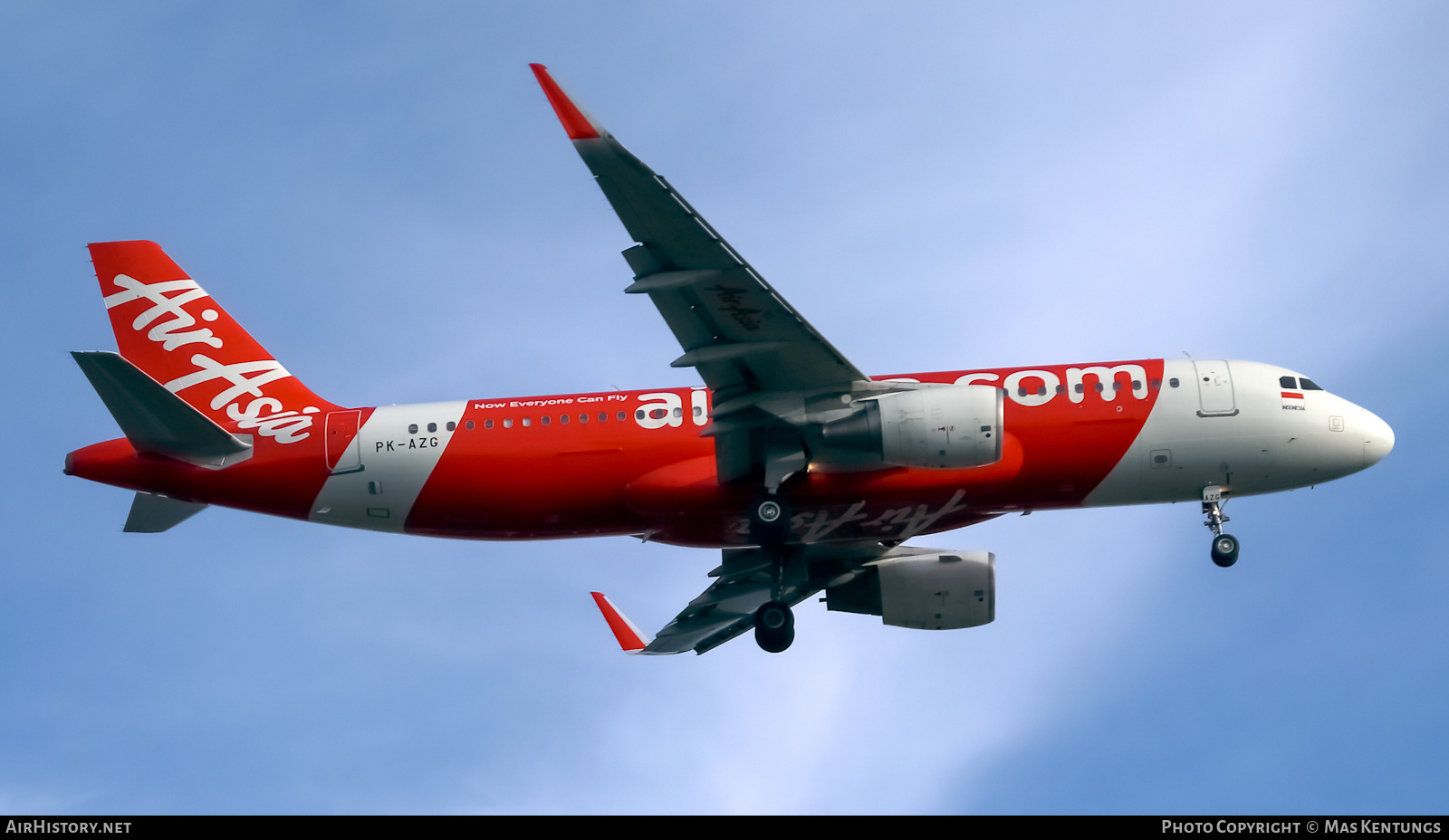 Aircraft Photo of PK-AZG | Airbus A320-216 | AirAsia | AirHistory.net #395936