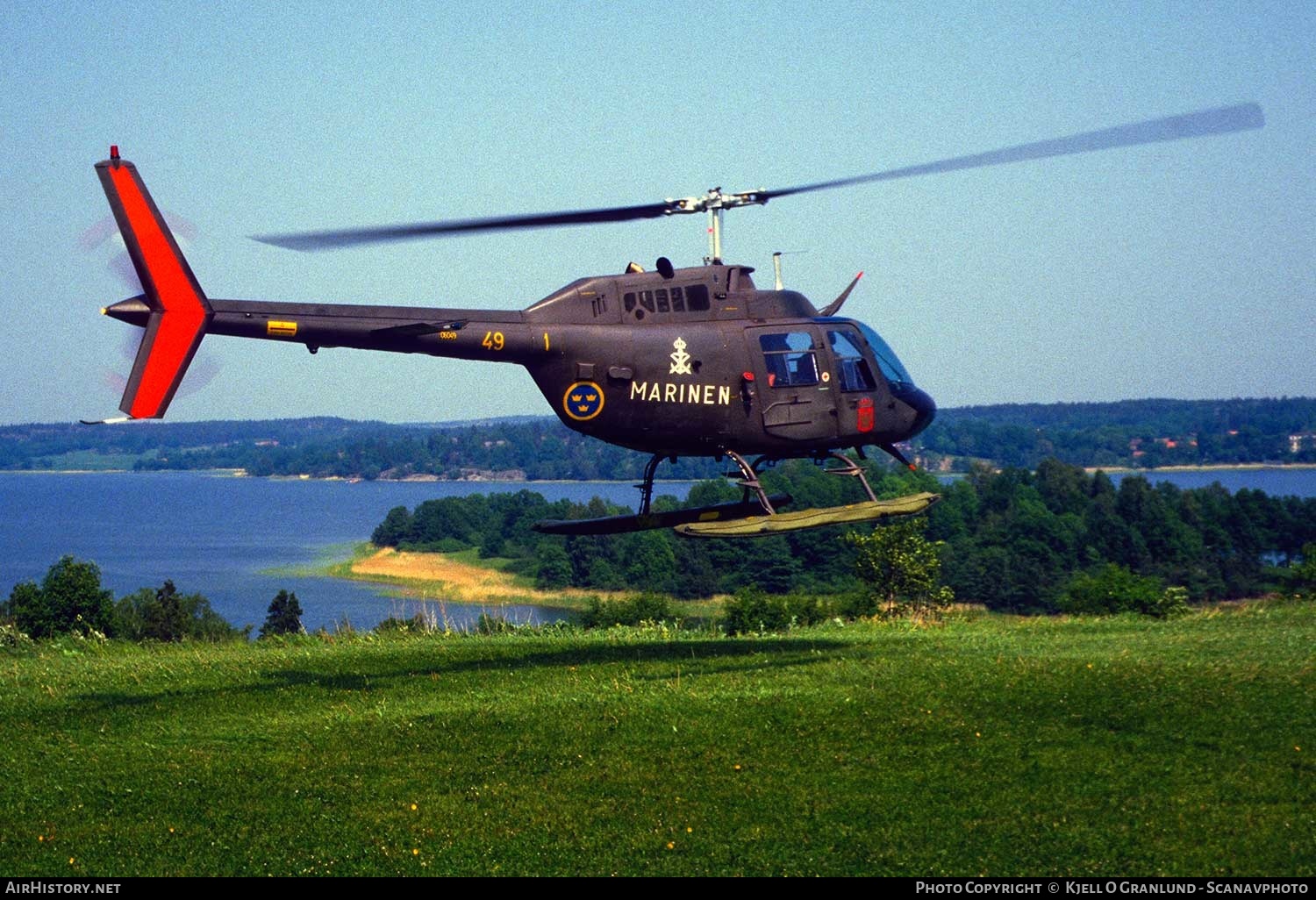 Aircraft Photo of 06049 / 49 | Bell Hkp6B JetRanger (AB-206A) | Sweden - Navy | AirHistory.net #395938