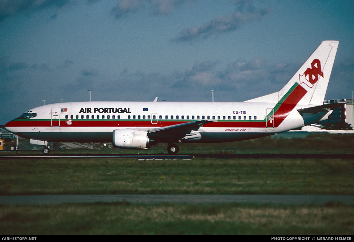 Aircraft Photo of CS-TIG | Boeing 737-3K9 | TAP Air Portugal | AirHistory.net #395950