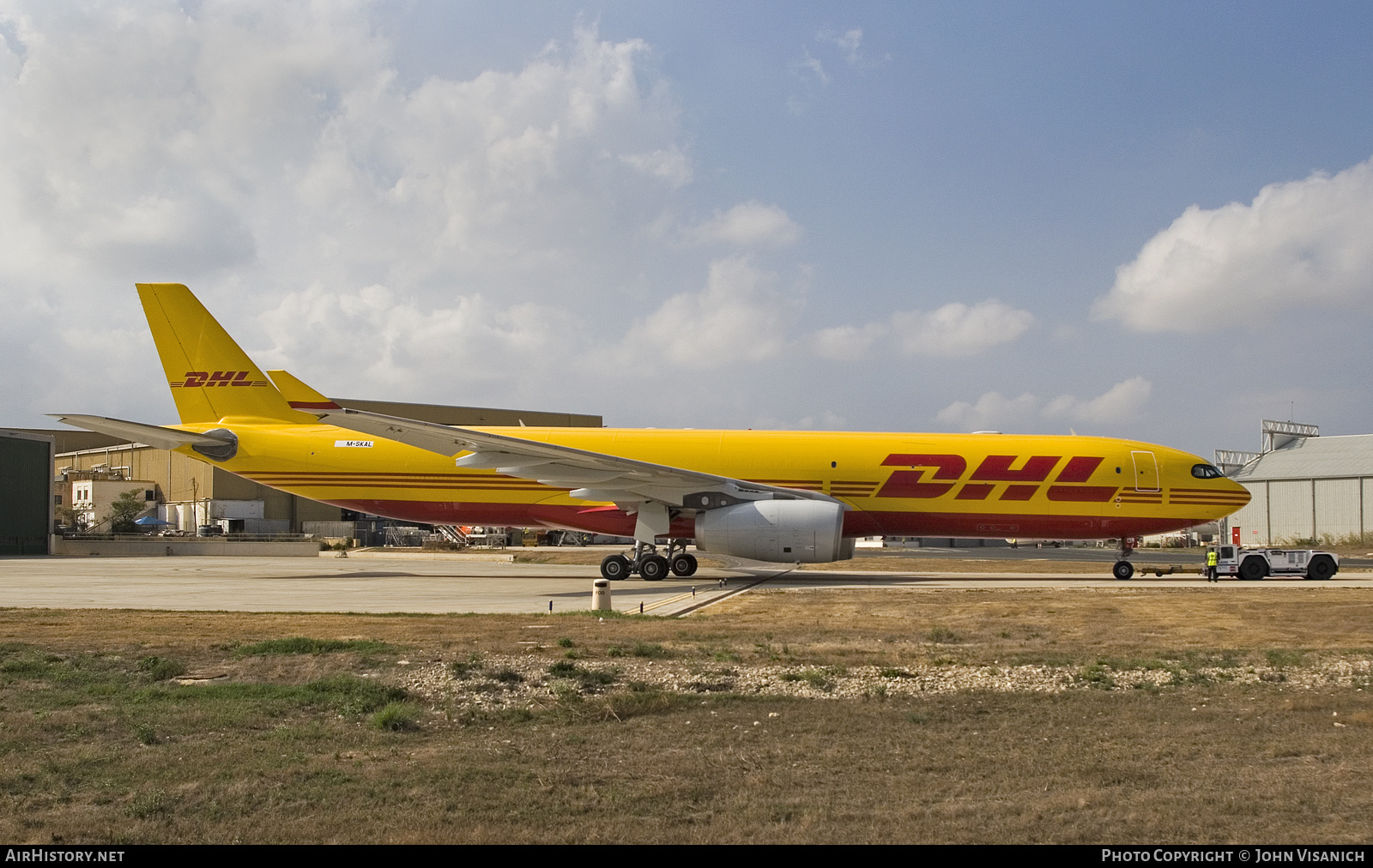 Aircraft Photo of M-SKAL | Airbus A330-343E/P2F | DHL International | AirHistory.net #395970