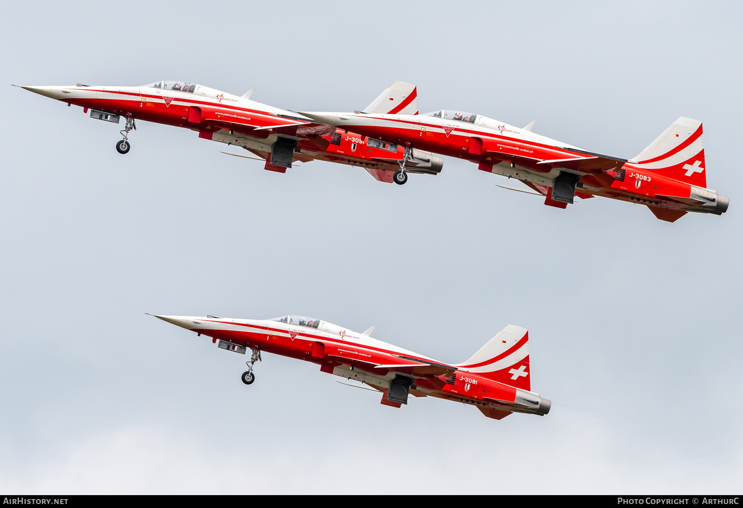 Aircraft Photo of J-3083 | Northrop F-5E Tiger II | Switzerland - Air Force | AirHistory.net #395977