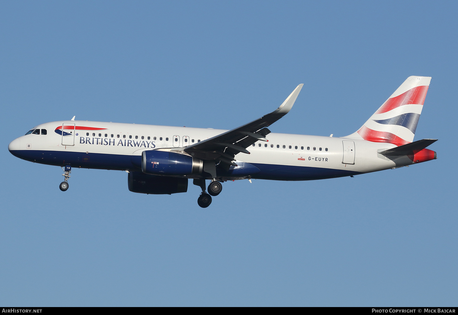 Aircraft Photo of G-EUYR | Airbus A320-232 | British Airways | AirHistory.net #395983