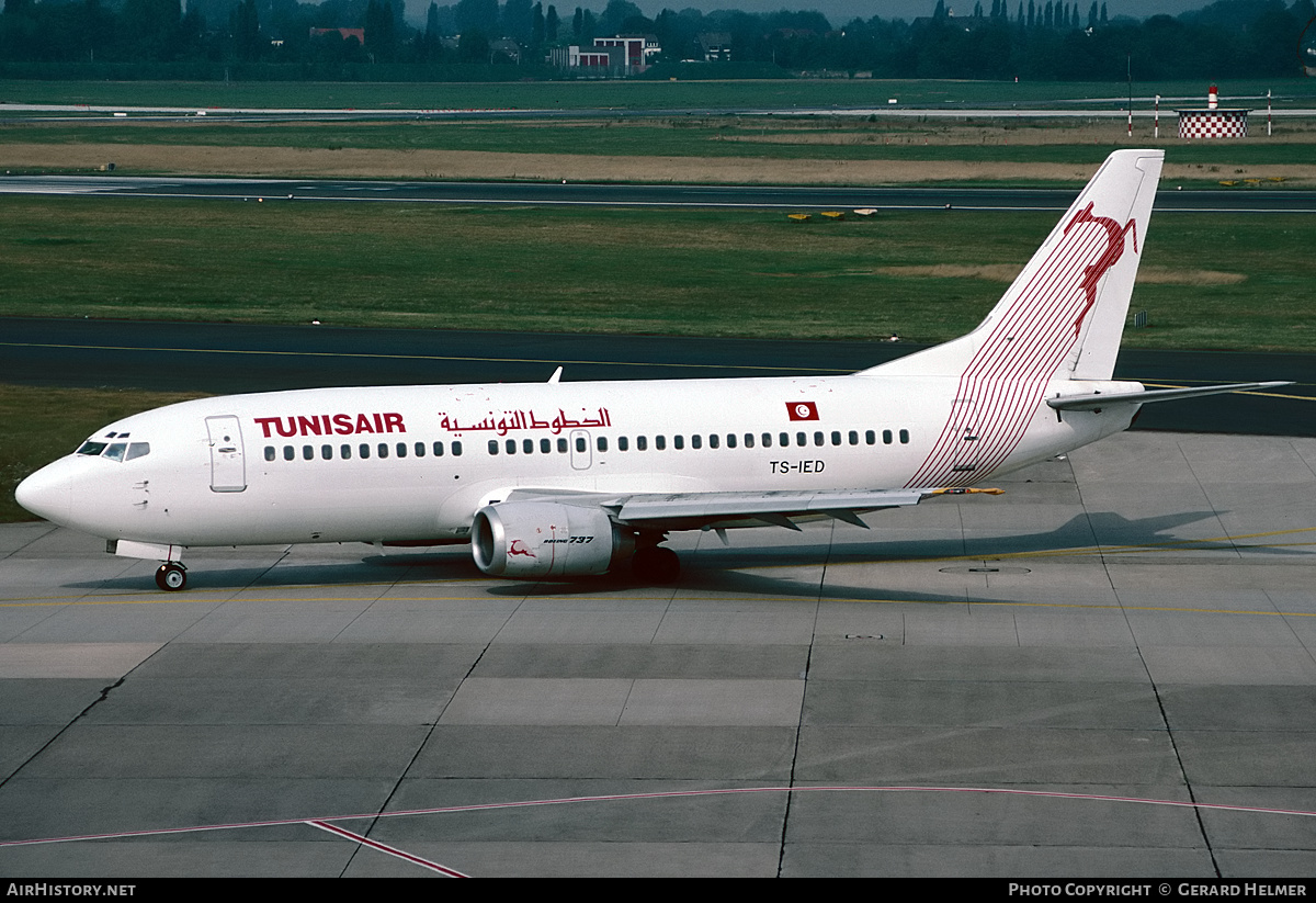 Aircraft Photo of TS-IED | Boeing 737-3H9 | Tunisair | AirHistory.net #395984