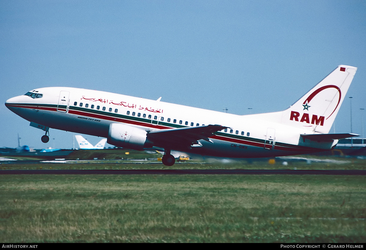 Aircraft Photo of CN-RMV | Boeing 737-5B6 | Royal Air Maroc - RAM | AirHistory.net #395993