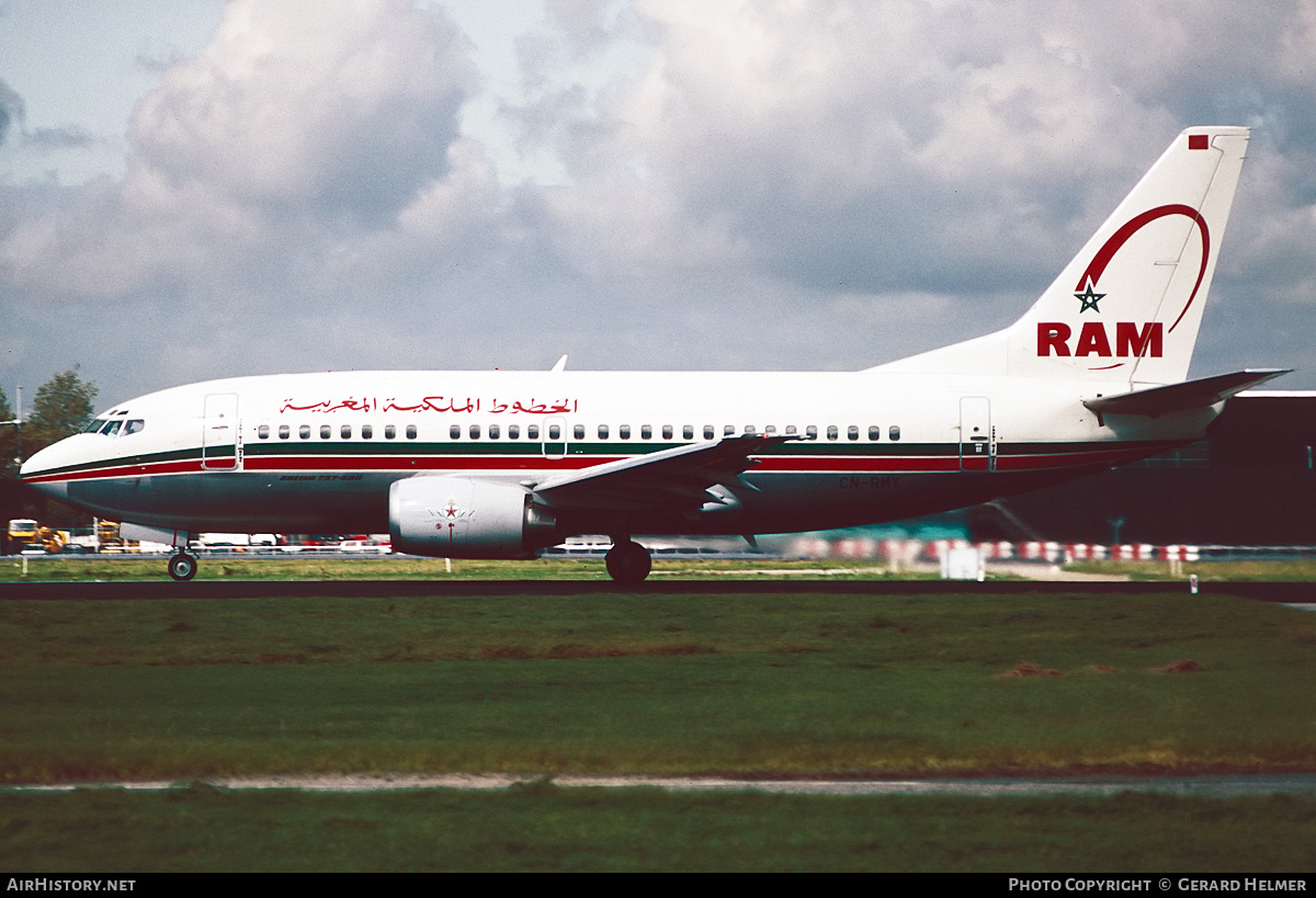 Aircraft Photo of CN-RMY | Boeing 737-5B6 | Royal Air Maroc - RAM | AirHistory.net #395998