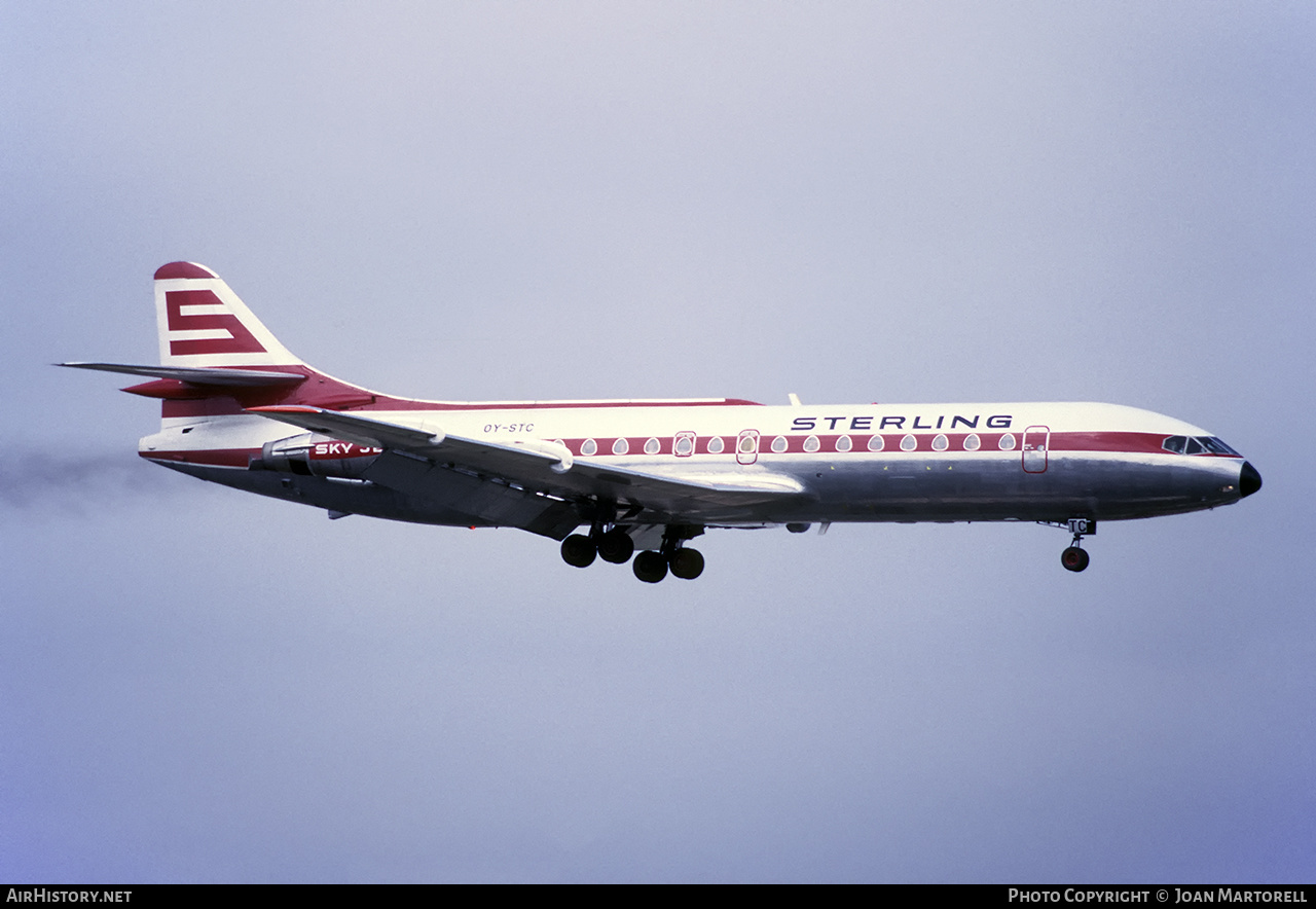 Aircraft Photo of OY-STC | Sud SE-210 Caravelle 10B3 Super B | Sterling Airways | AirHistory.net #396001