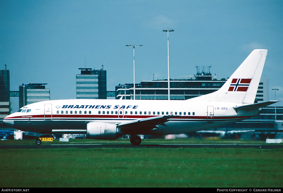 Aircraft Photo of LN-BRV | Boeing 737-505 | Braathens SAFE | AirHistory.net #396004