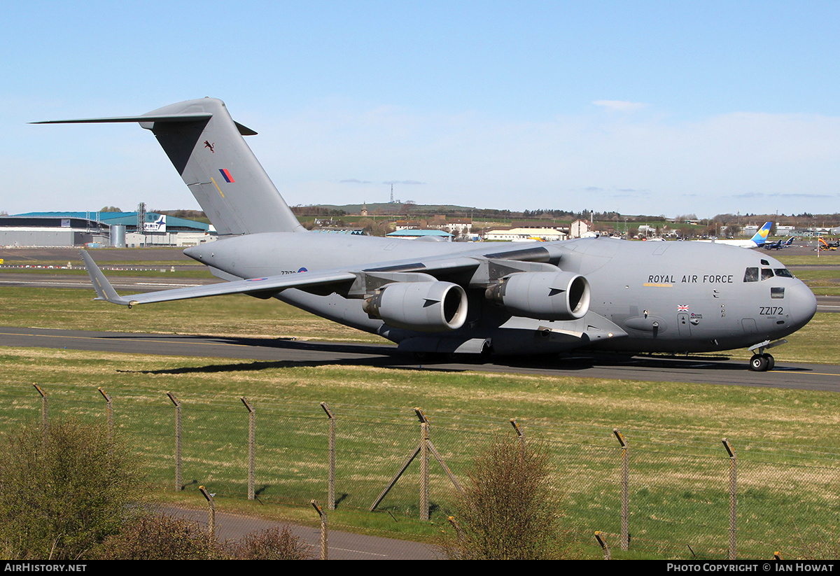 Aircraft Photo of ZZ172 | Boeing C-17A Globemaster III | UK - Air Force | AirHistory.net #396009