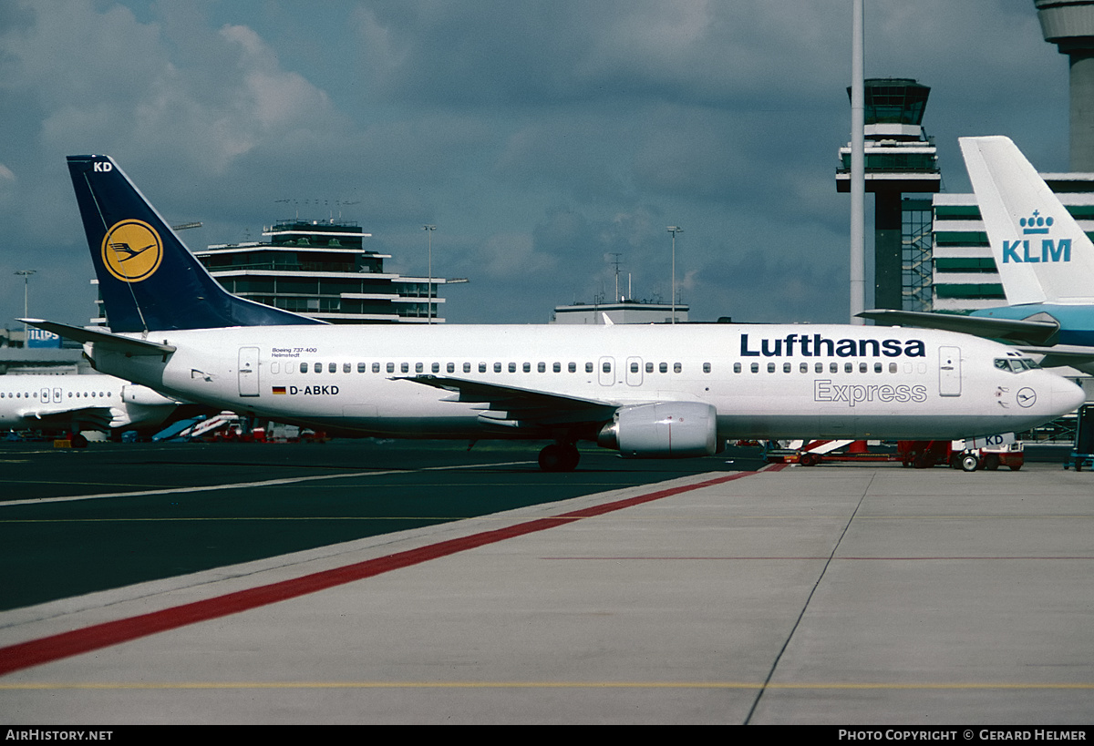 Aircraft Photo of D-ABKD | Boeing 737-430 | Lufthansa Express | AirHistory.net #396011