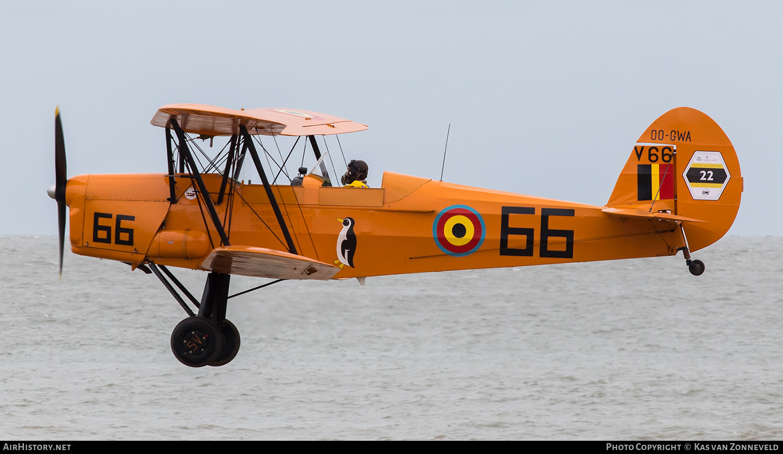 Aircraft Photo of OO-GWA / V66 | Stampe-Vertongen SV-4C | Belgium - Air Force | AirHistory.net #396018