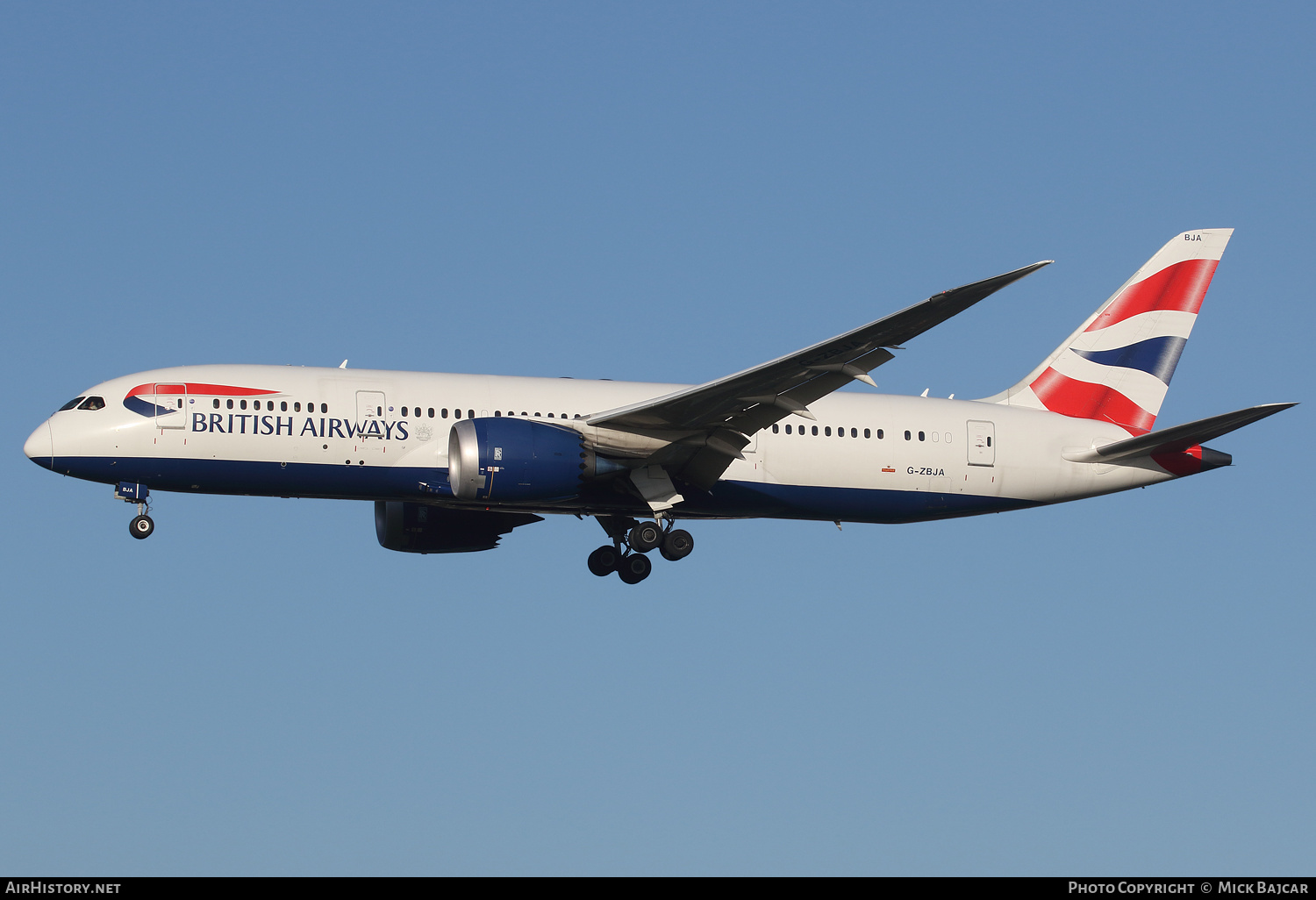 Aircraft Photo of G-ZBJA | Boeing 787-8 Dreamliner | British Airways | AirHistory.net #396019