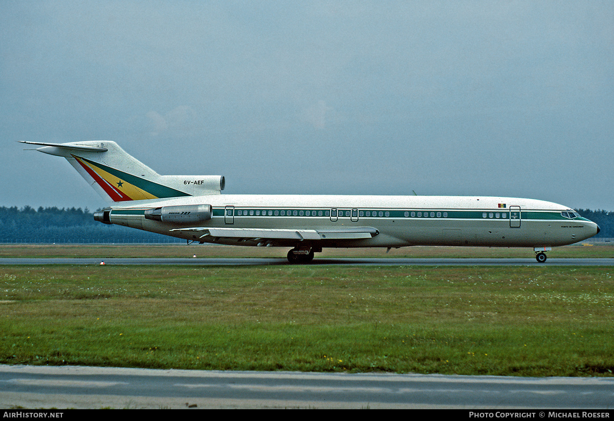 Aircraft Photo of 6V-AEF | Boeing 727-2M1/Adv | Senegal Government | AirHistory.net #396025