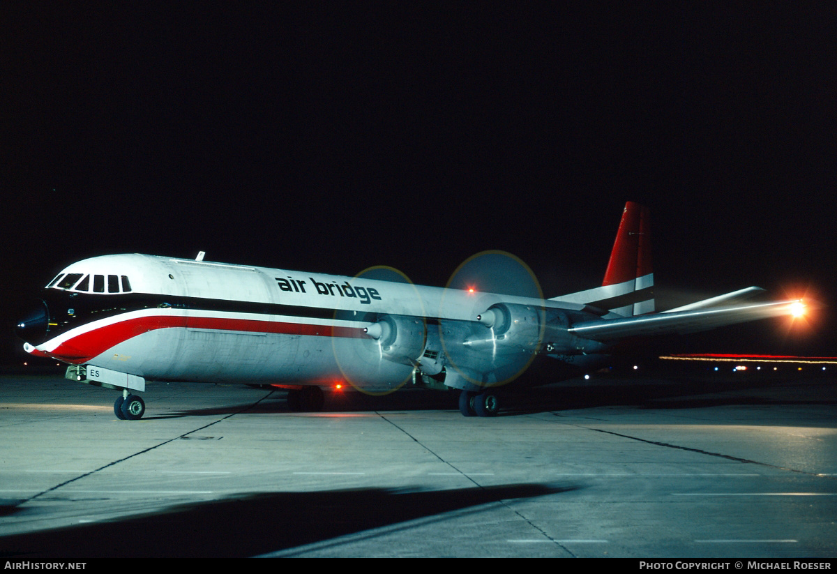 Aircraft Photo of G-APES | Vickers 953C Merchantman | Air Bridge | AirHistory.net #396027