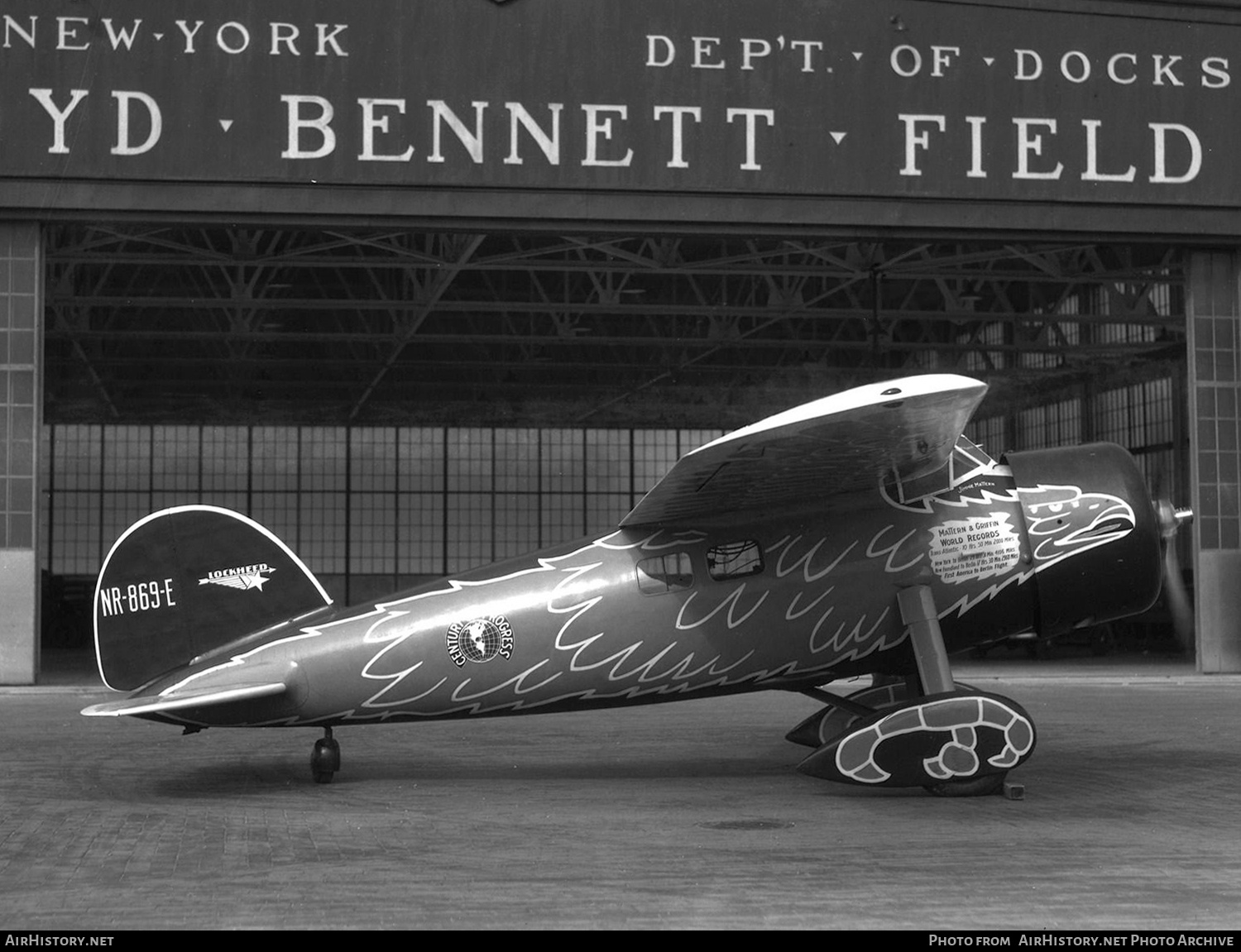 Aircraft Photo of NR869E | Lockheed 5C Vega | AirHistory.net #396031