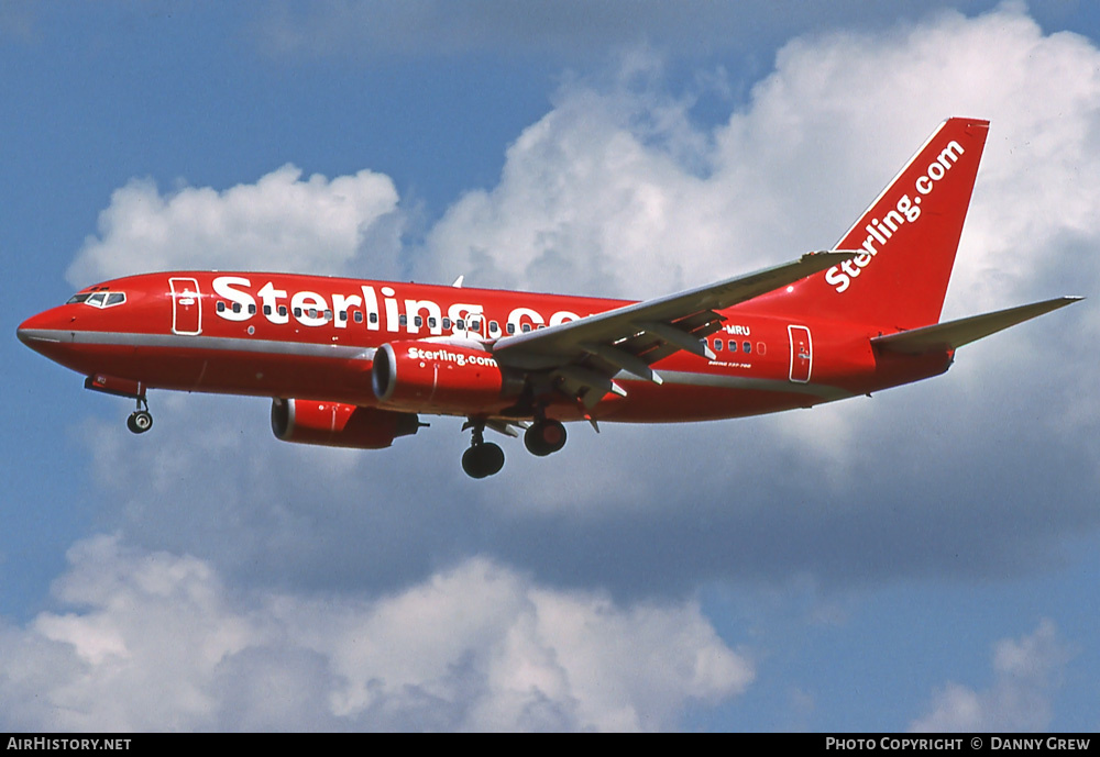 Aircraft Photo of OY-MRU | Boeing 737-73S | Sterling Airlines | AirHistory.net #396054